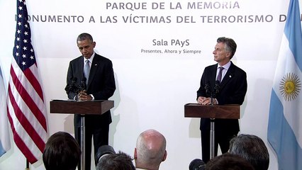 Hommage d'Obama aux victimes de la dictature: "plus jamais ça"