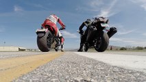 Drag Race: 2016 Ducati XDiavel S vs. Kawasaki Ninja ZX-14R