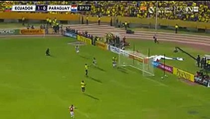 Dario Lezcano Goal - Ecuador 1-1 Paraguay - 24.03.2016