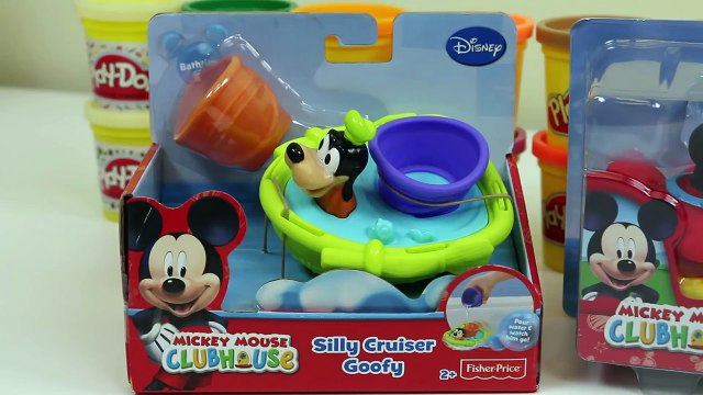 Mickey Mouse Clubhouse Bath Toys Minnie Mouse Goofy Donald Duck Cruiser Glider Water Pals!