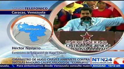 "¡Presidente asuma la crisis!": exministro de Educación chavista que tilda al gobierno de Maduro de "corrupto"