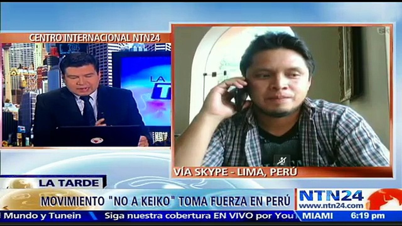 "El 'fujimorismo' representa una amenaza para la democracia": creador del movimiento 'No a Keiko' en Perú
