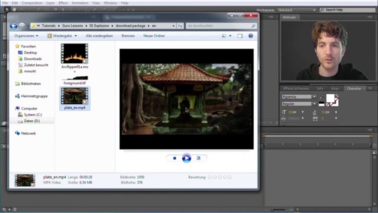 Adobe After Effects Tutorial. (Lesson 2)