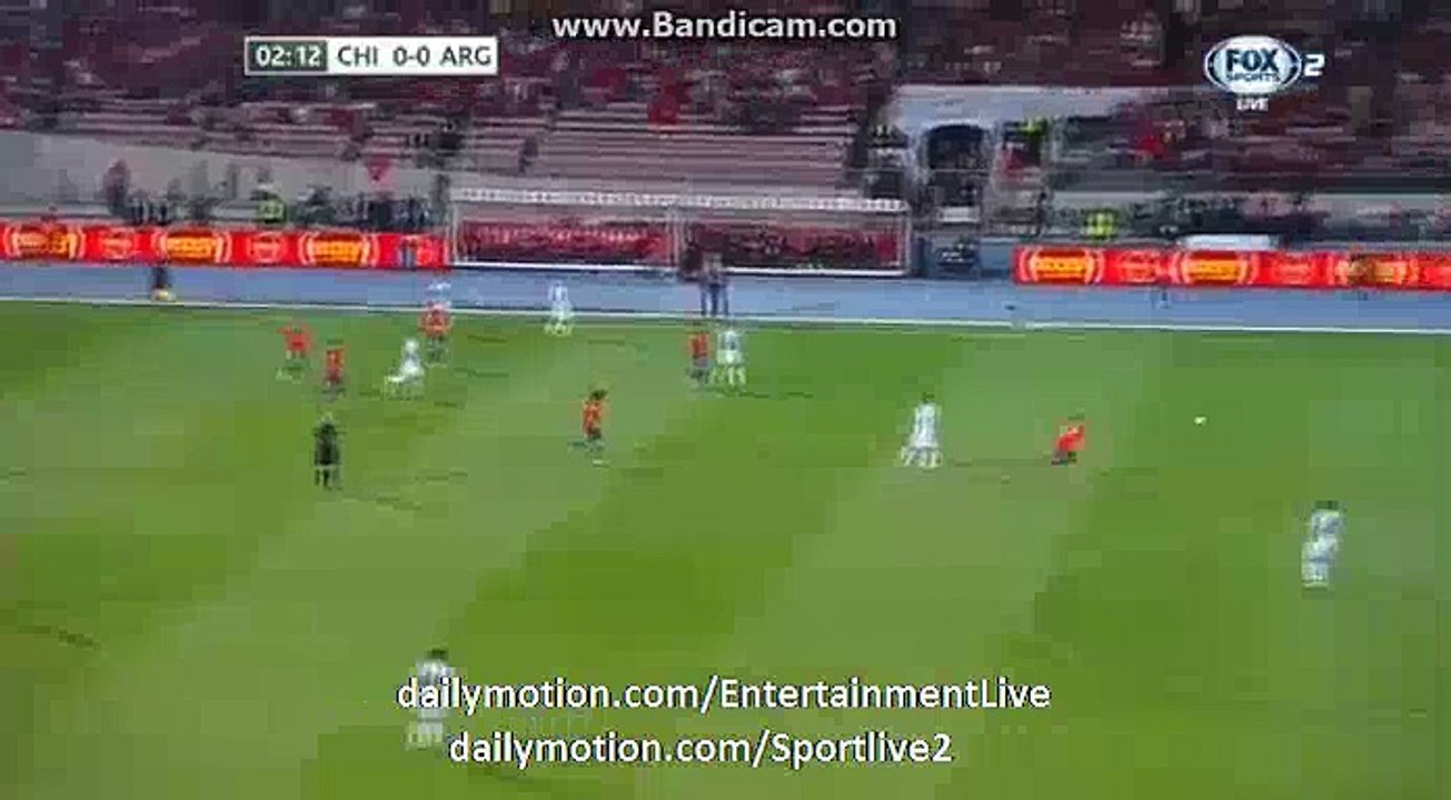 Lionel Messi Amazing CURVE SHOOT CHANCE Chile vs Argentina