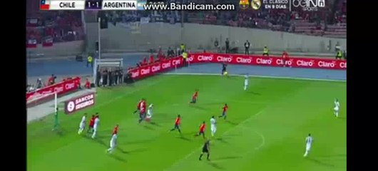 Gabriel Mercado 1-2 HD - Chile 1-2 Argentina 25-03-2016