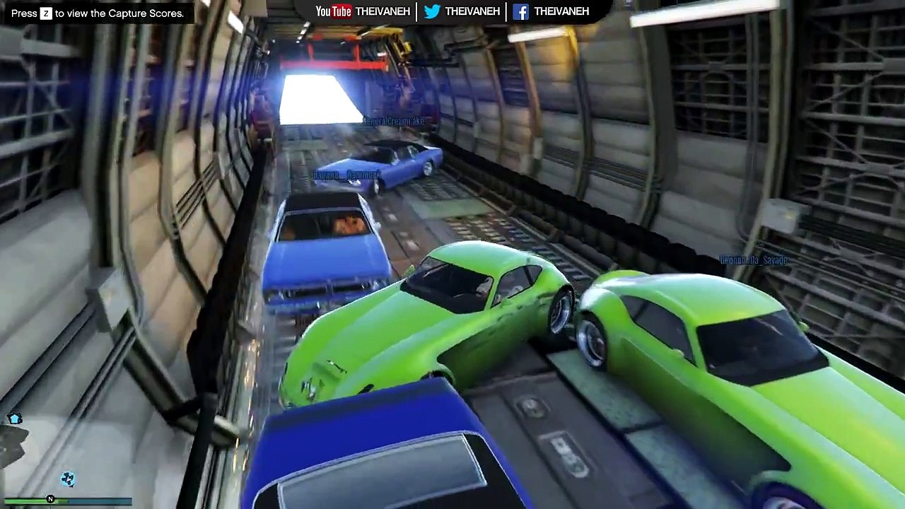 GTA 5: Online Cargo Plane Stunts & Shenanigans / Sky Demolition Derby (Funny Moments)