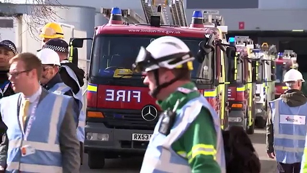 Gigantesque simulation d'une catastrophe