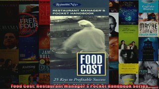 Food Cost Restaurant Managers Pocket Handbook Series