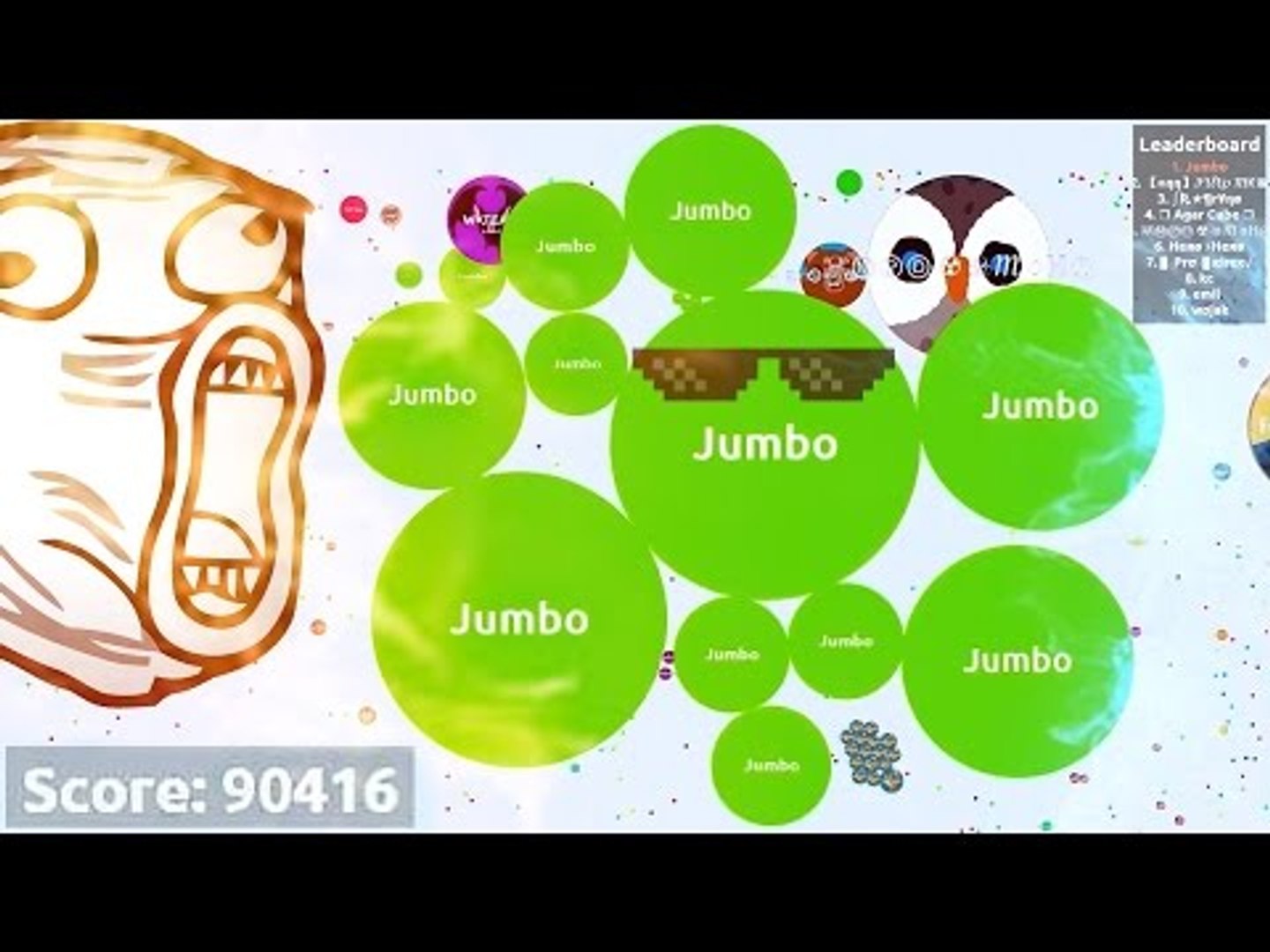 Agar.io 90K Score - SOLO AGARIO GAMEPLAY 