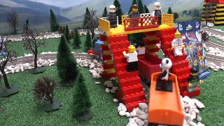 Thomas Train Meets The Simpsons Lego Minifigures Play Doh Blind Bag Opening Bart Homer Sim