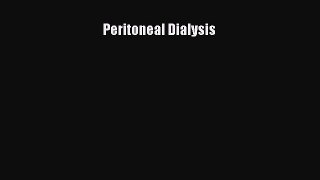Read Peritoneal Dialysis PDF Online