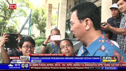 Ahok Minta Pemerintah Buat Aturan Pajak Transportasi Online