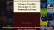 Mass media research An introduction Wadsworth series in mass communication