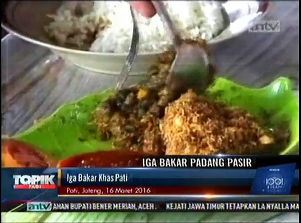 Nikmatnya Iga Bakar Padang Pasir Khas Pati
