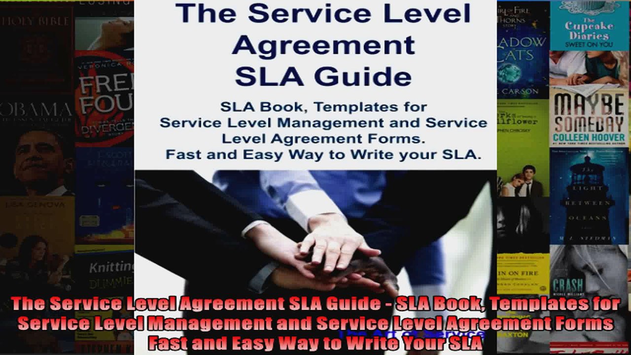 The Service Level Agreement SLA Guide SLA Book Templates for Service Level  Management