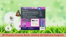 PDF  IB Physics Course Book Oxford IB Diploma Program PDF Book Free