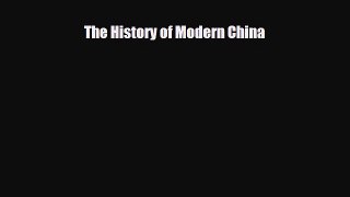 Read ‪The History of Modern China Ebook Free
