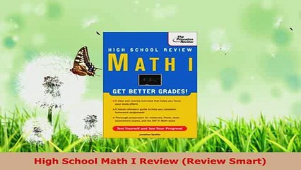 PDF  High School Math I Review Review Smart PDF Book Free