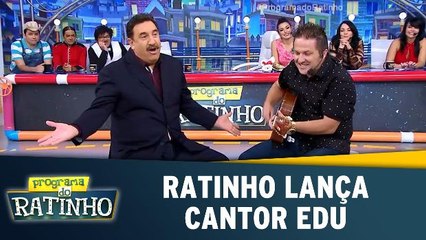 Ratinho lança cantor Edu no programa