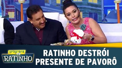 Ratinho estraga presente de Pavorô