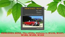 Download  MERCEDESBENZ The 1950s Volume 1 W136 W187 W186 W188 W189 Read Full Ebook