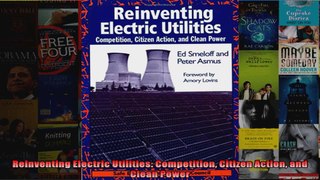 Reinventing Electric Utilities Competition Citizen Action and Clean Power