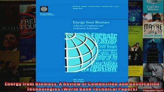 Energy from Biomass A Review of Combustion and Gasification Technologies World Bank