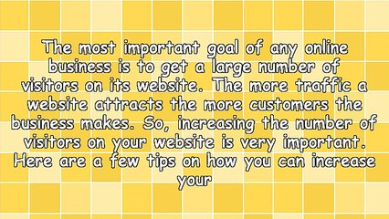 How To Get Increased Traffic On Your Website