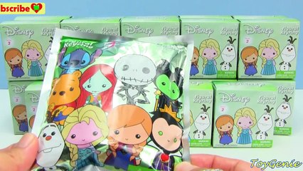 Disney Figural Key Rings Series 2 Blind Boxes Frozen, Maleficent, and Stitch