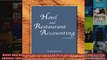 Hotel and Restaurant Accounting with Answer Sheet AHLEI 7th Edition AHLEI