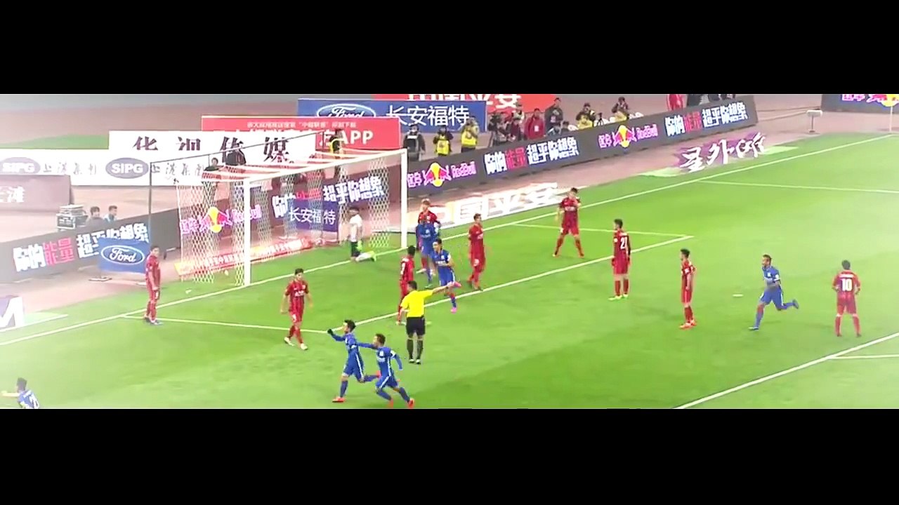 Giovanni Moreno amazing goal (Shanghai SIPG vs Shanghai Shenhua) 11/03/16