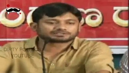 Kanhaiya Kumar Full Speech at Hyderabad press conference - Shoe hurled by Gau Rakshak Dal youth