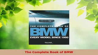 PDF  The Complete Book of BMW PDF Book Free