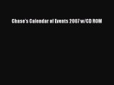 Read Chase's Calendar of Events 2007 w/CD ROM Ebook