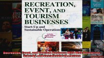 Recreation Event and Tourism Business With Web Resources StartUp and Sustainable