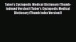 [Download PDF] Taber's Cyclopedic Medical Dictionary (Thumb-indexed Version) (Taber's Cyclopedic