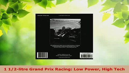 Download  1 12litre Grand Prix Racing Low Power High Tech Free Books
