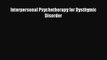 PDF Interpersonal Psychotherapy for Dysthymic Disorder  Read Online