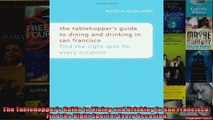 The Tablehoppers Guide to Dining and Drinking in San Francisco Find the Right Spot for