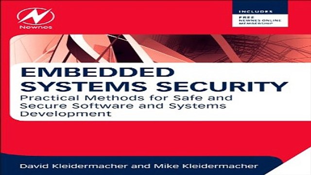 Read Embedded Systems Security Practical Methods for Safe and Secure Software and Systems