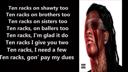 Young Thug - Tattoos (Lyrics On Screen)