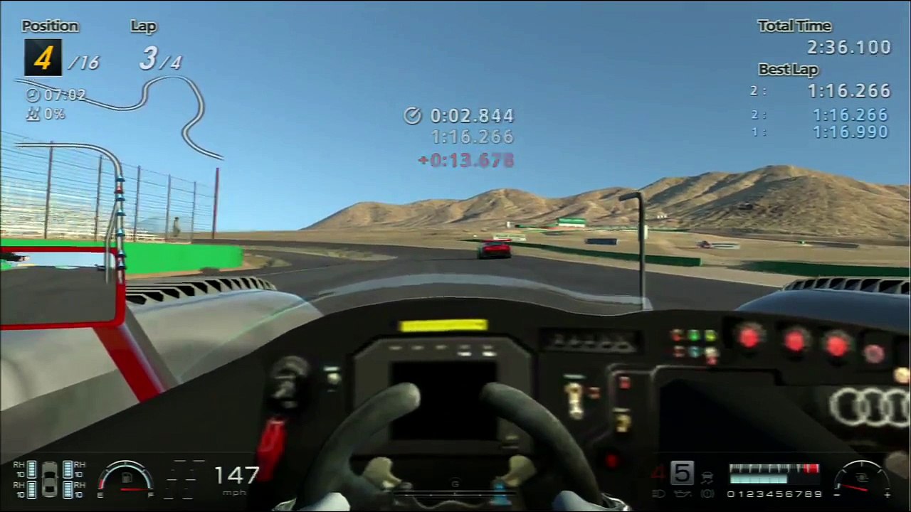 GT6 Gran Turismo 6 | Audi R8 '01 | Dream Cars Championship | Race 2 Willow Springs