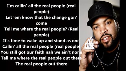 Ice Cube & Common - Real People (Lyrics On Screen)