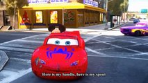 Cars Songs For Kids ♪ I'm a little teapot ♪ Lightning Spiderman Ramone Mickey Mouse & Hulk