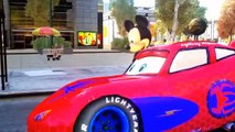 Cars Songs For Kids ♪ I'm a nut ♪ Lightning Spiderman Ramone Mickey Mouse & Hulk