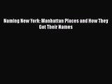 Read Naming New York: Manhattan Places and How They Got Their Names Ebook