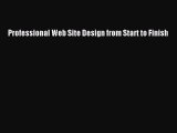 Read Professional Web Site Design from Start to Finish Ebook Free