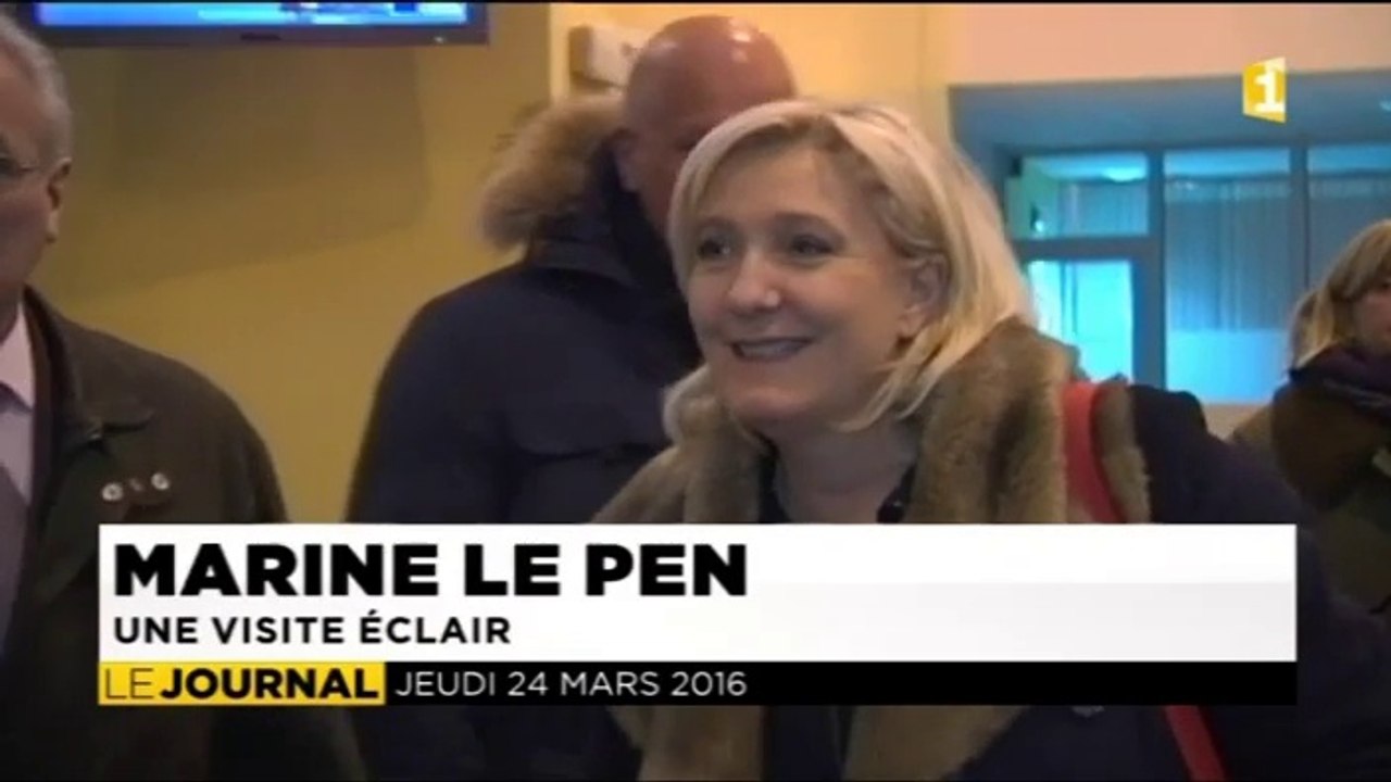 Marine Le Pen au Journal Saint-Pierre-et-Miquelon