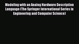 PDF Modeling with an Analog Hardware Description Language (The Springer International Series