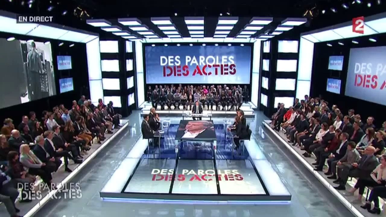 "Des paroles et des actes" interrompu par un jeune homme